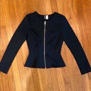 Peplum Fitted Dress Shirt